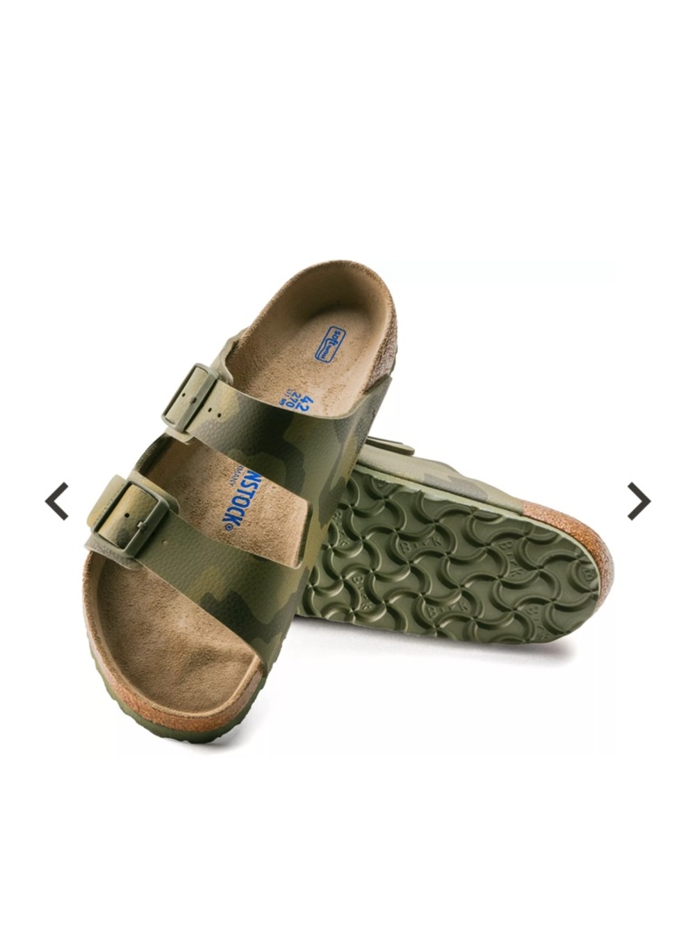 Birkenstock Women’s Arizona Camouflage Double-Buckle Sandals Sz 7-7.5 US / 38 EU
